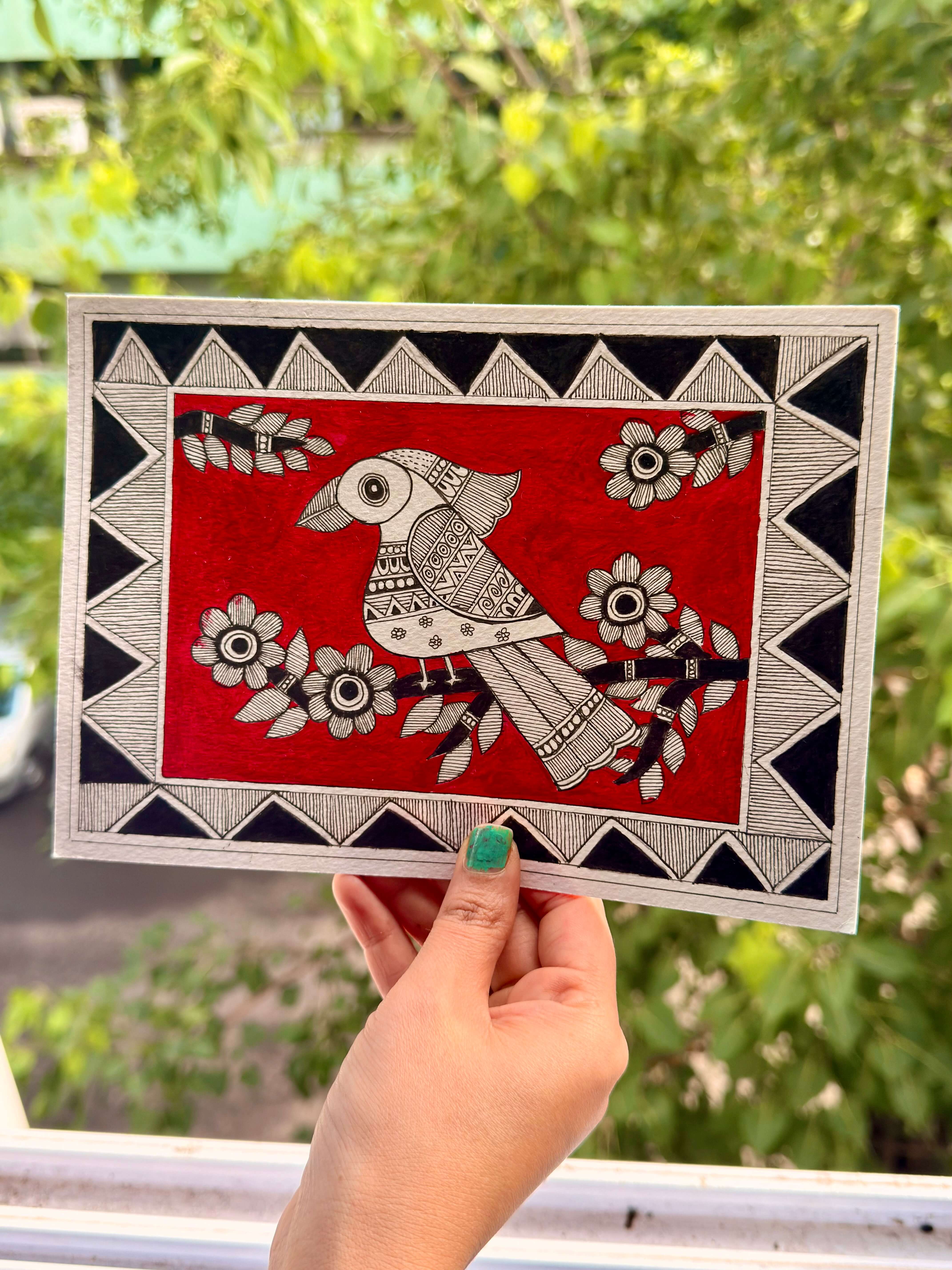 Mithila art by my parents